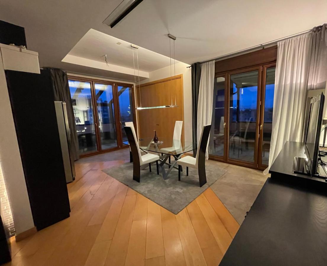 Apartmán Attico Con Vista Spettacolare E Jacuzzi Boloňa Exteriér fotografie